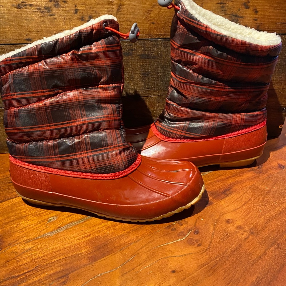 Vintage red Sporto‎ winter boots women’s size 8
